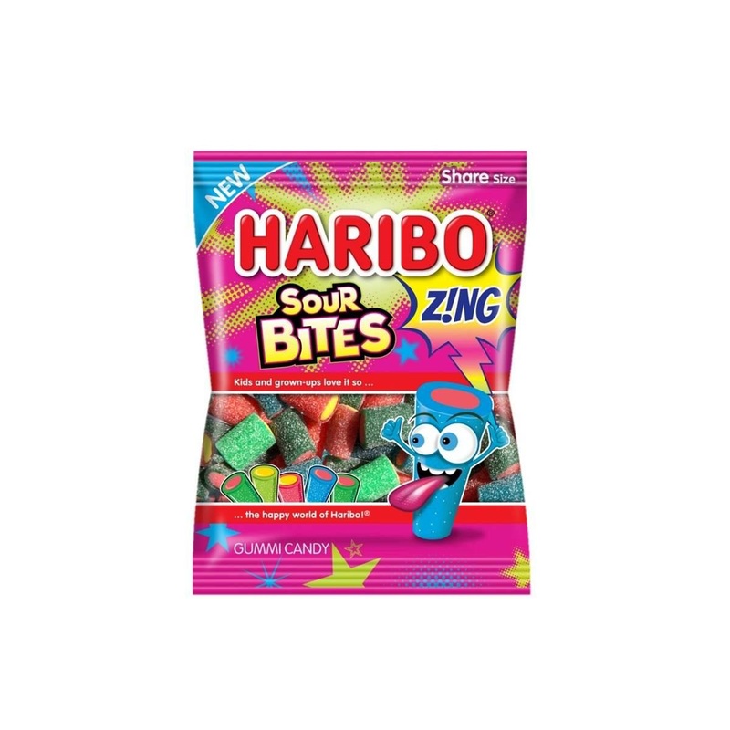 Haribo Zing Sour Bites Peg Bags