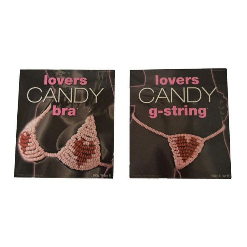 Lovers Candy Bra and G String Combo