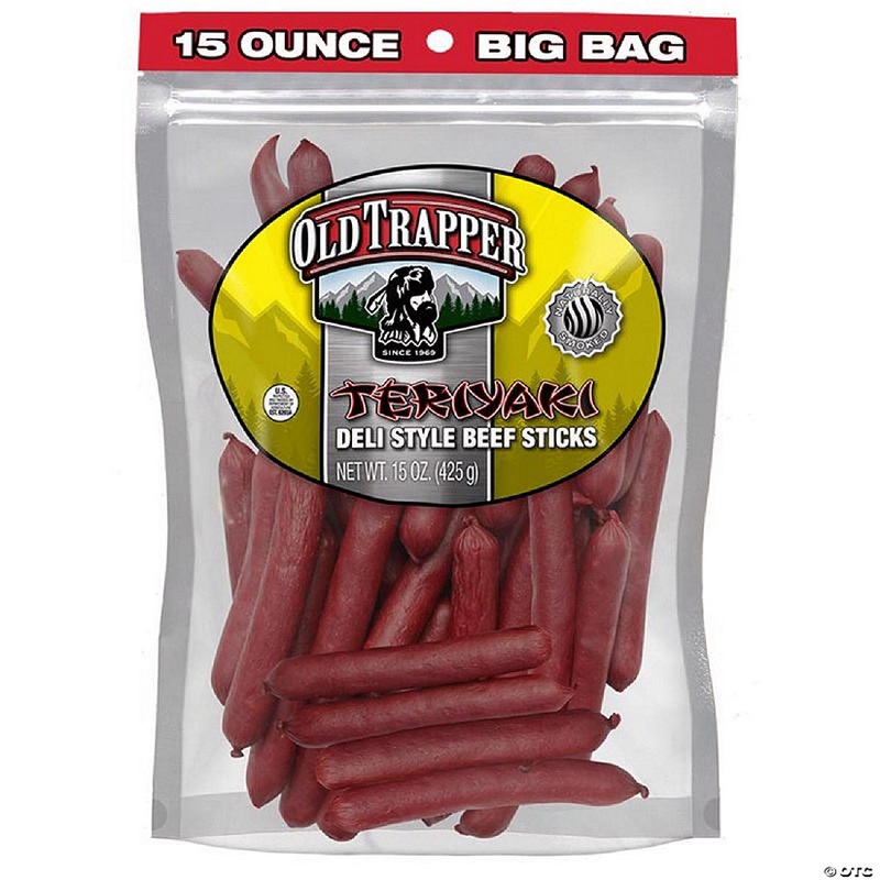 Old Trapper 6042089 15 oz Teriyaki Beef Deli Bagged Stick