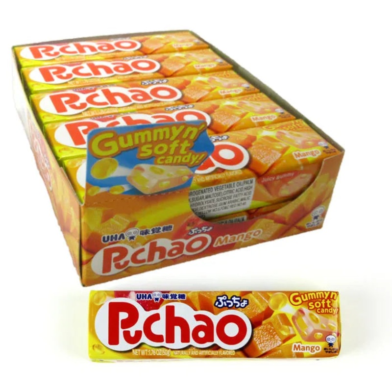Puchao Chewy Gummy Candy – Mango: 10-Piece Box