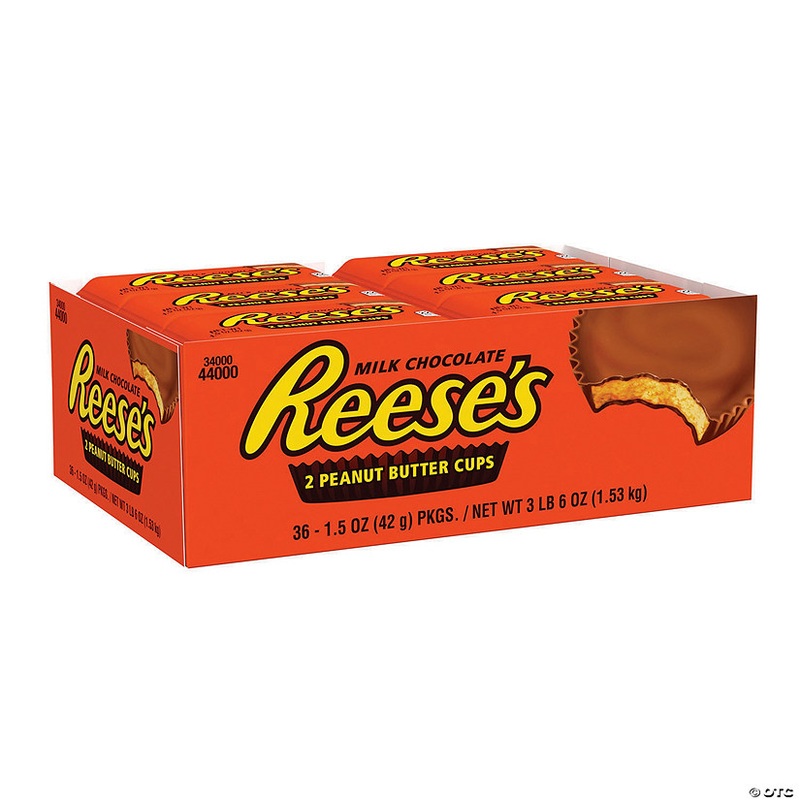 REESE’S Full Size Peanut Butter Cups, 1.5 oz, 36 Count