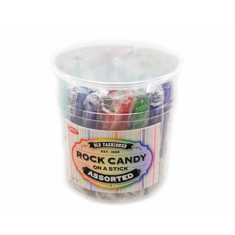 Rock Candy Swizzle Stick Jar
