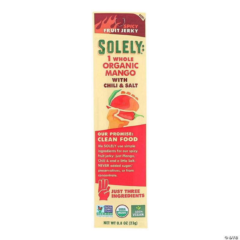 Solely – Fruit Jrky Mango W/chili – Case of 12-.8 OZ