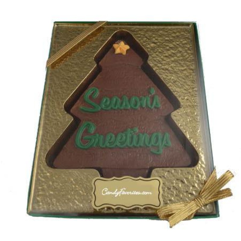 Solid Chocolate Christmas Tree