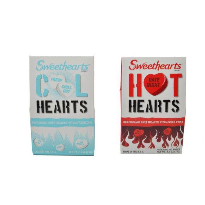 Sweethearts Hot and Cool Conversation Hearts