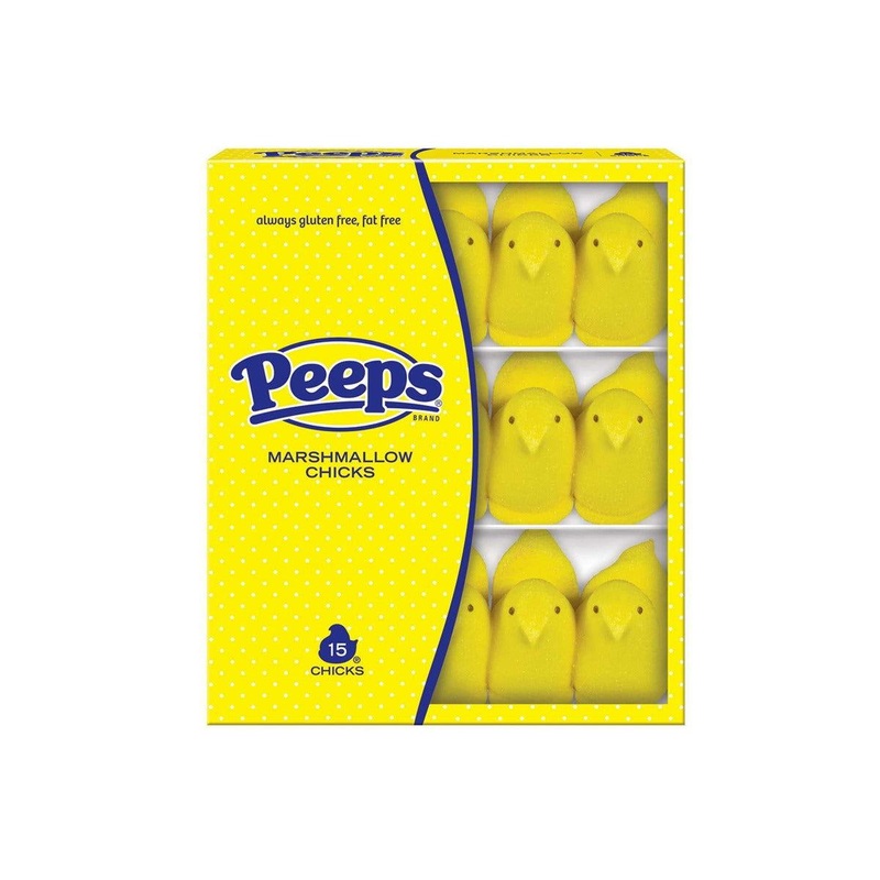 Yellow Peeps Marshmallow Chicks 15 Pack