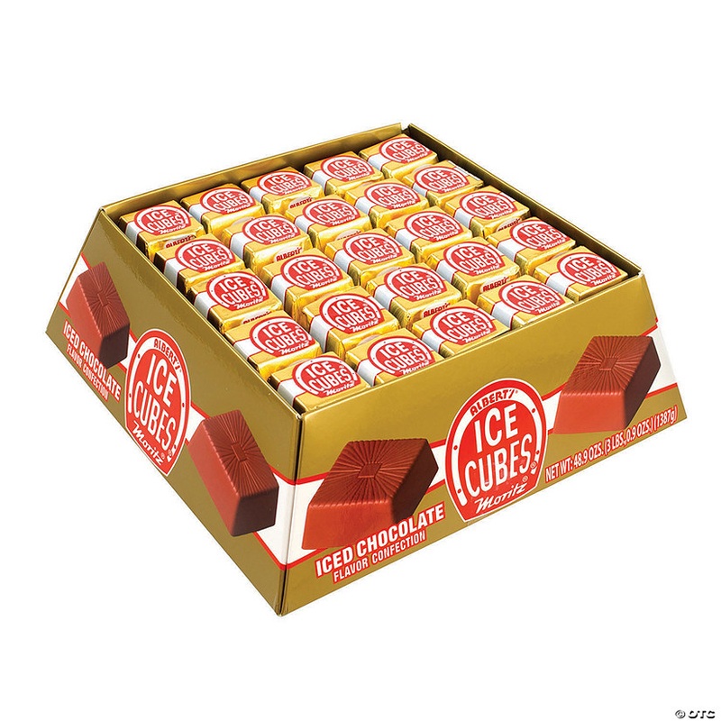ALBERT & SONS Ice Cubes Chocolates, 125 Count