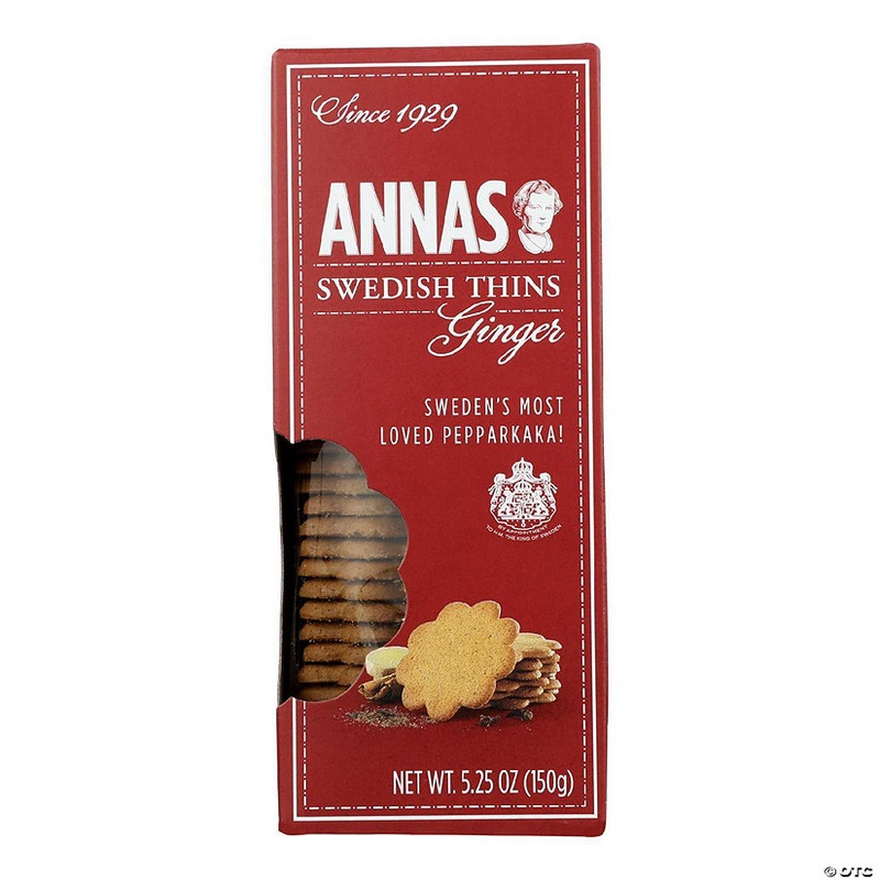 Annas Ginger Thins – Original – Case of 12 – 5.25 oz.