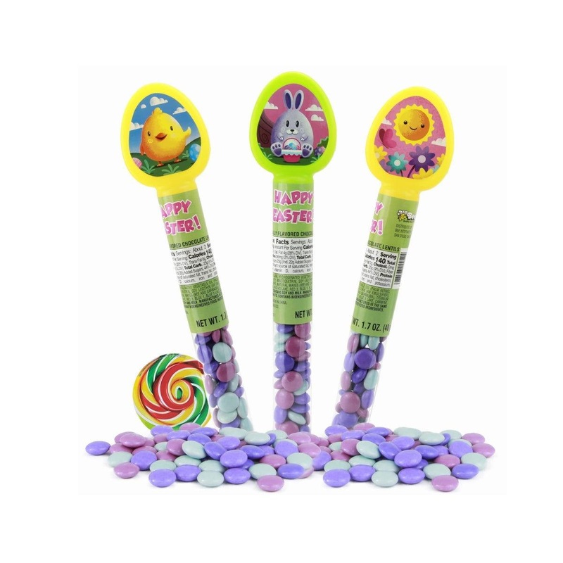 Bee Easter Tubes with Chocolate Candies