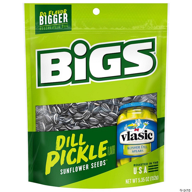 Bigs Seed Sunflower Dill Pickle 5.35 oz (Pack of 8)