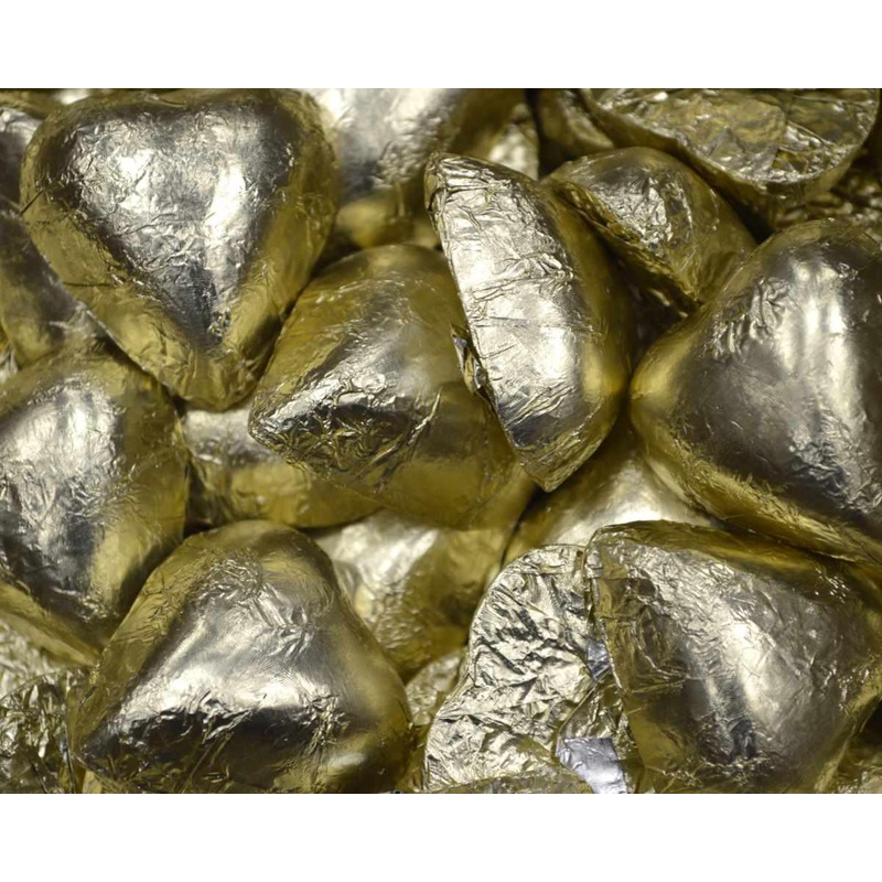Gold Chocolate Hearts