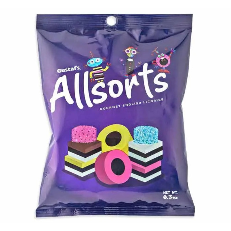 Gustaf’s Gourmet Licorice Allsorts: 12-Piece Case