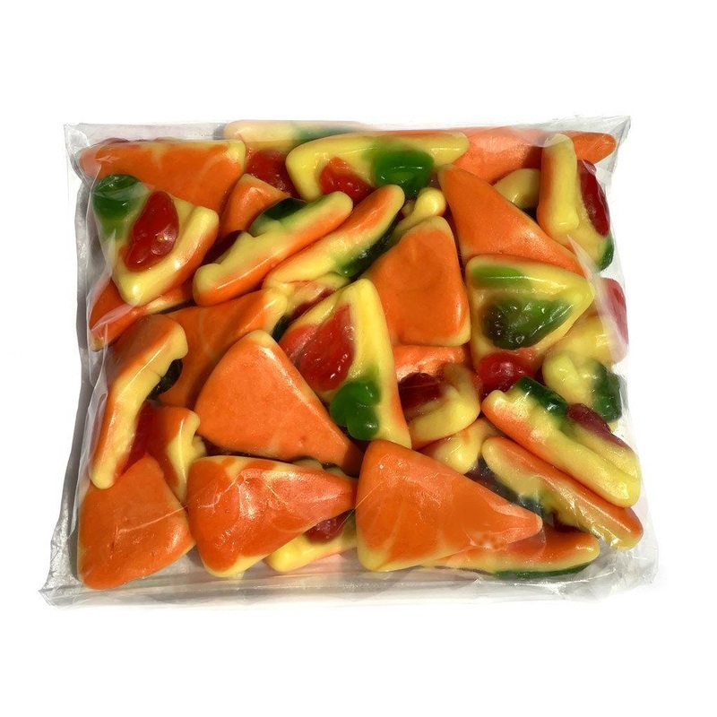 Hand Packed Gummi Pizza Slices Flat Bags