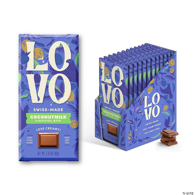 Lovo Bar Chocolate Coconut Milk 2.82 oz Pack of 12