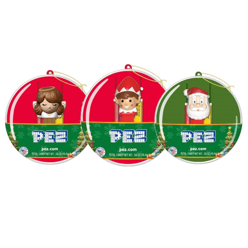 Pez Christmas Ornament with Mini Dispensers