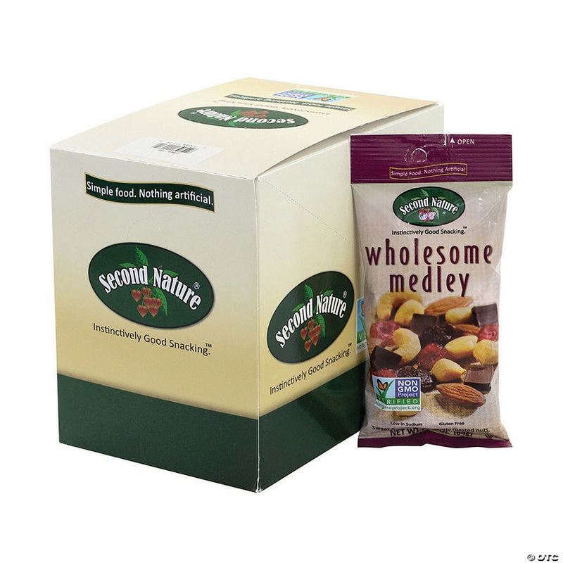 SECOND NATURE Wholesome Medley Mixed Nuts, 2.25 oz, 12 Count