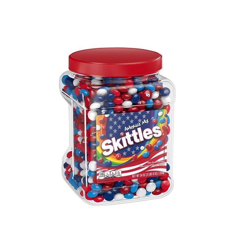 Skittles America Mix 54 oz. Jar