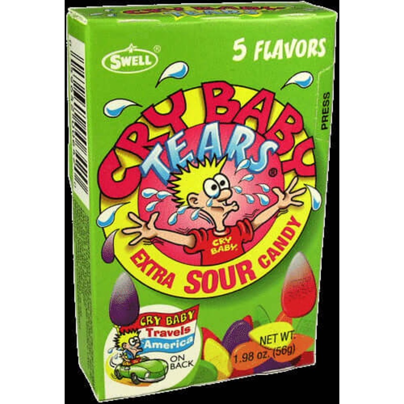 Swell Cry Baby Tears Extra Sour Candy 24ct
