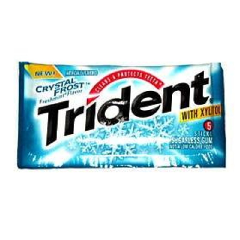 Trident Sugarfree Crystal Frost Gum – 18 / Box