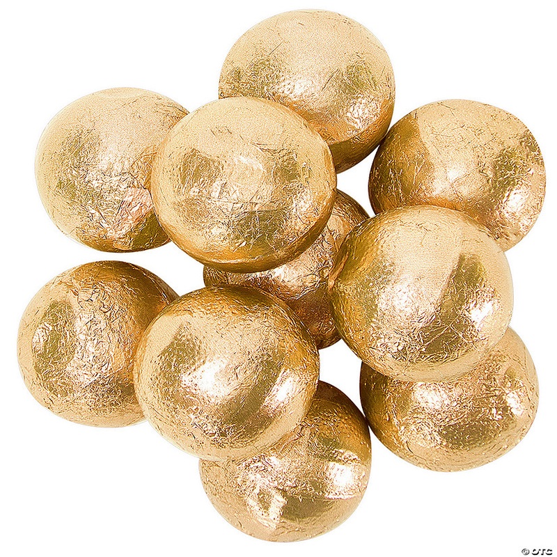 24 lbs. Palmer Double Chocolate Balls in Gold Wrapper – 888 Pc.