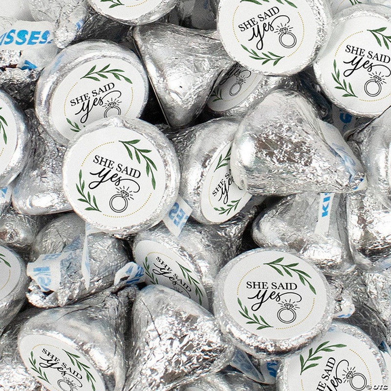 340 Pcs Engagement Party Candy Chocolate Hershey’s Kisses (3.4lb) – Bridal Shower