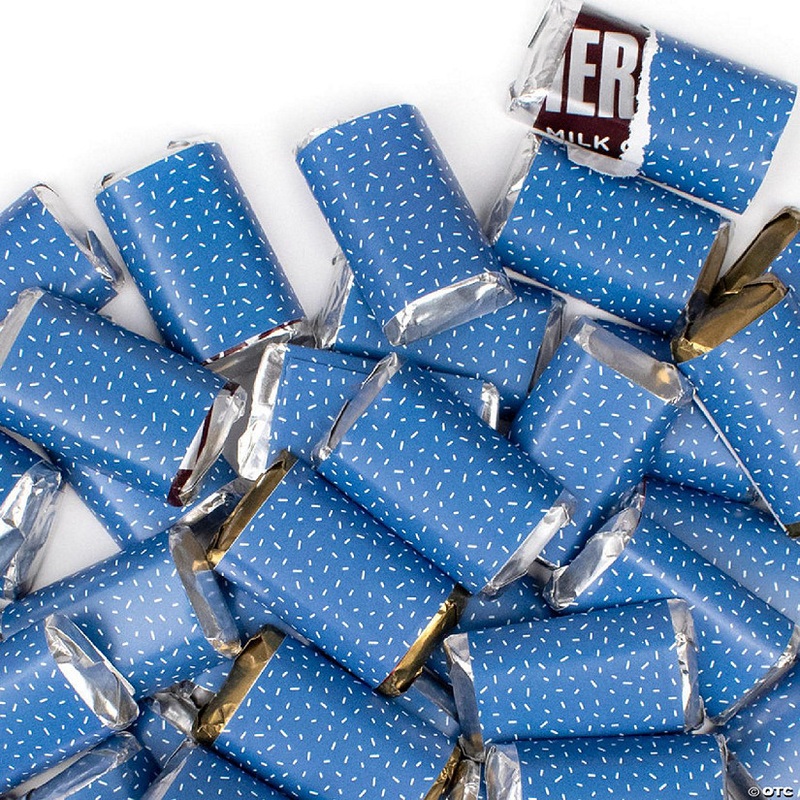 38 Pcs Blue Candy Party Favors Hershey’s Miniatures Chocolate
