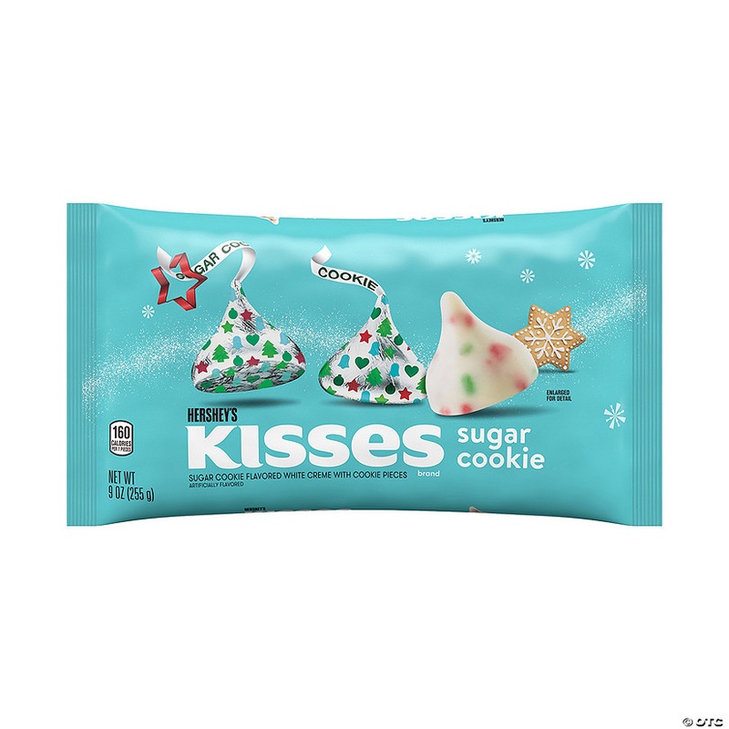 9 oz. Hershey’s Kisses Sugar Cookie Flavored White Creme Chocolate Candies  56 Pc.