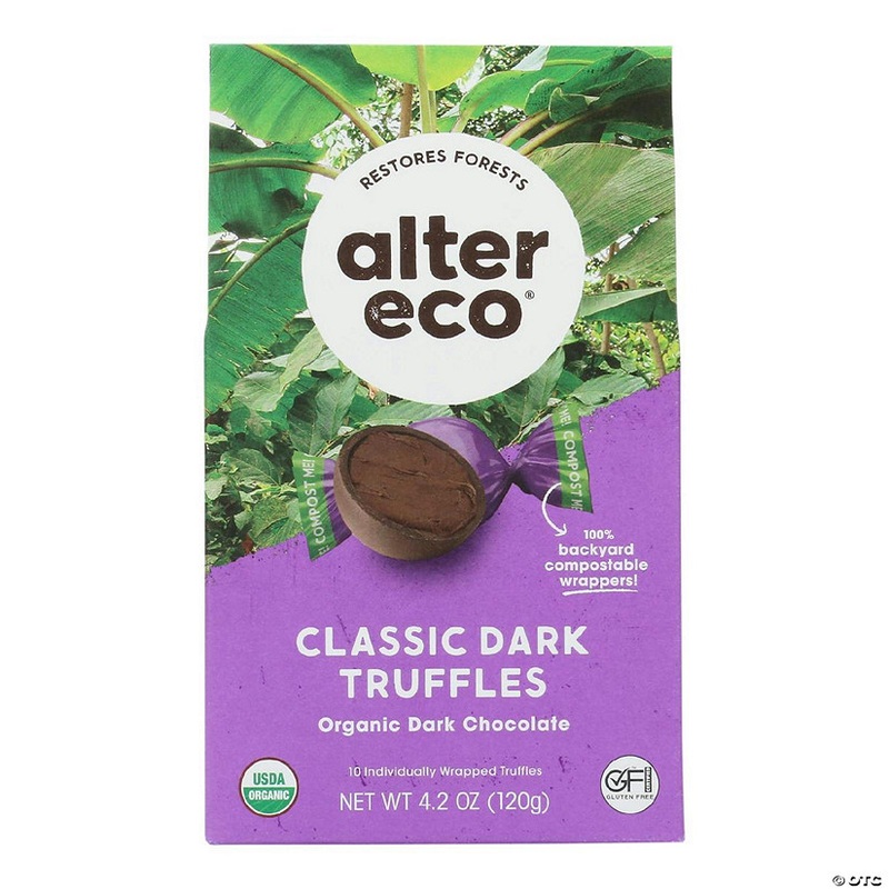 Alter Eco Americas Truffle – Organic – Black – 4.2 oz (Pack of 8)