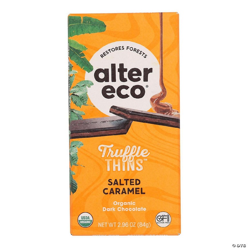 Alter Eco – Truffles Thin Salt Caramel – Case of 12-2.96 OZ