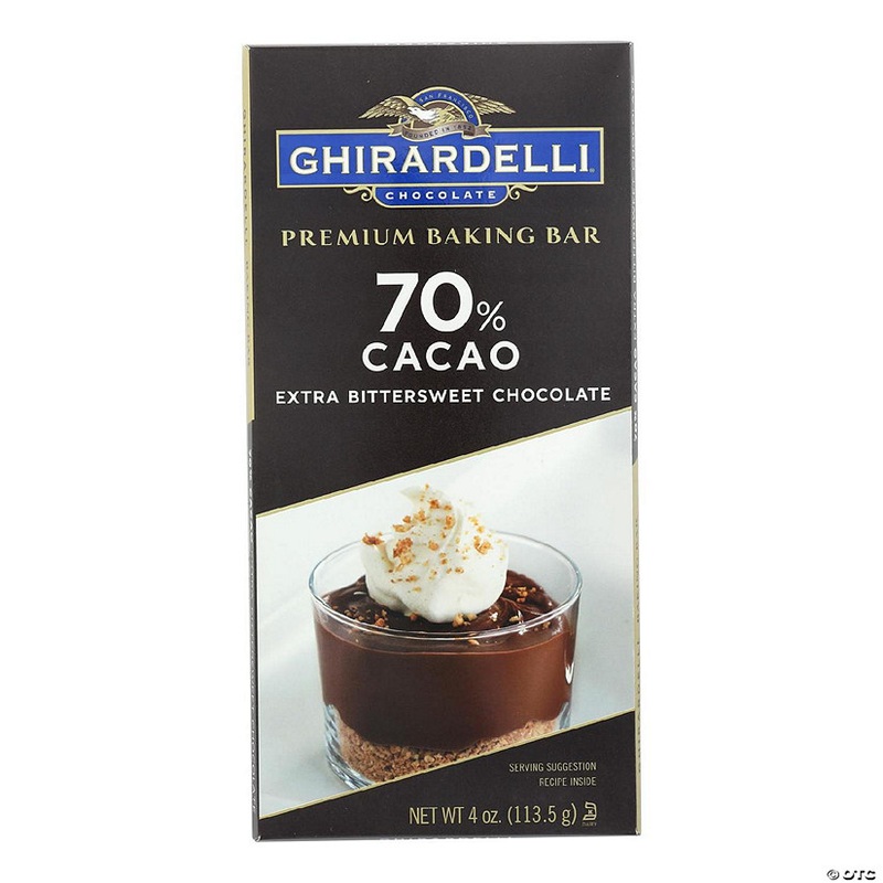 Ghirardelli Chocolate, Premium Baking Bar, Extra Bittersweet Chocolate – Case of 12 – 4 OZ