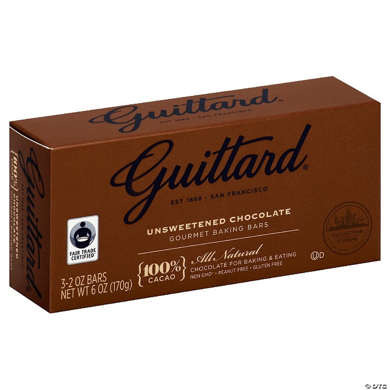 Guittard Chocolate 100% Unsweetened 6 Oz (Pack of 12)