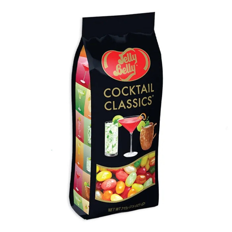 Jelly Belly Cocktail Classics Jelly Beans Stand Up Bag: 12-Piece Case