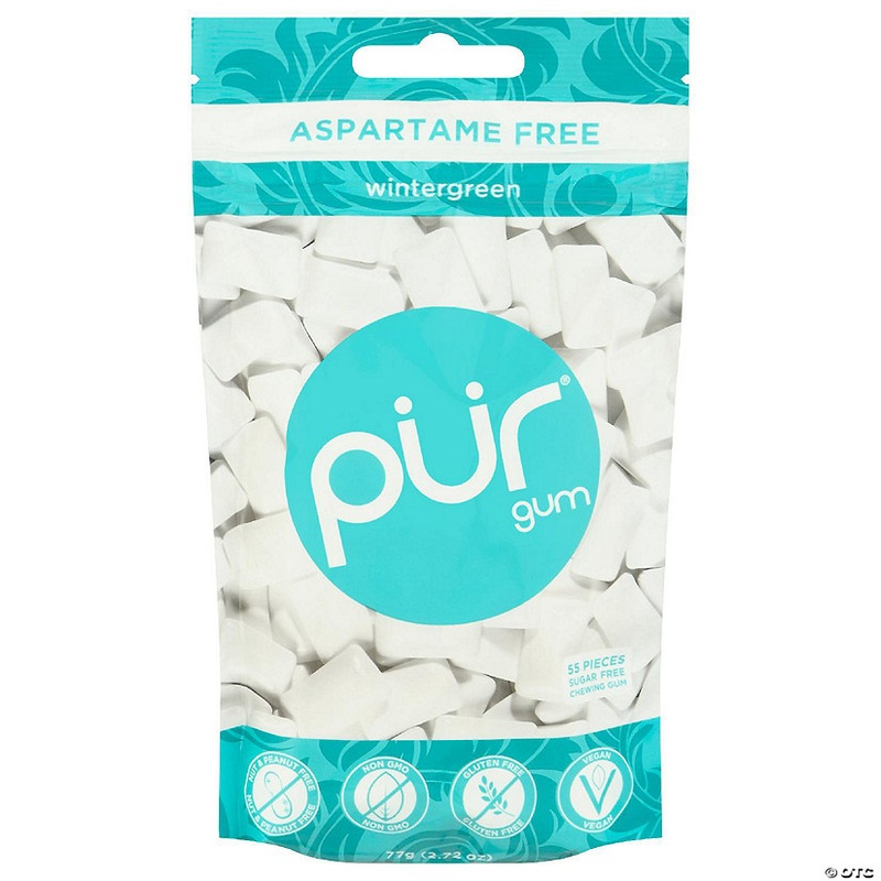 Pur Gum Wintergreen 2.72 Oz (Pack Of 12)