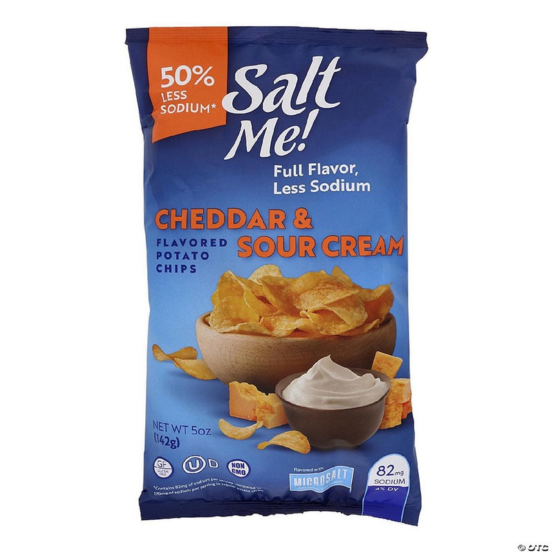 Saltme! – Potato Chips Ched Sr Cream – Case of 12-5 OZ