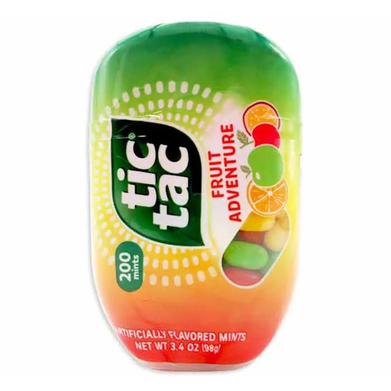 Tic Tac Fruit Adventure Bottle Dispenser: 4-Piece Box