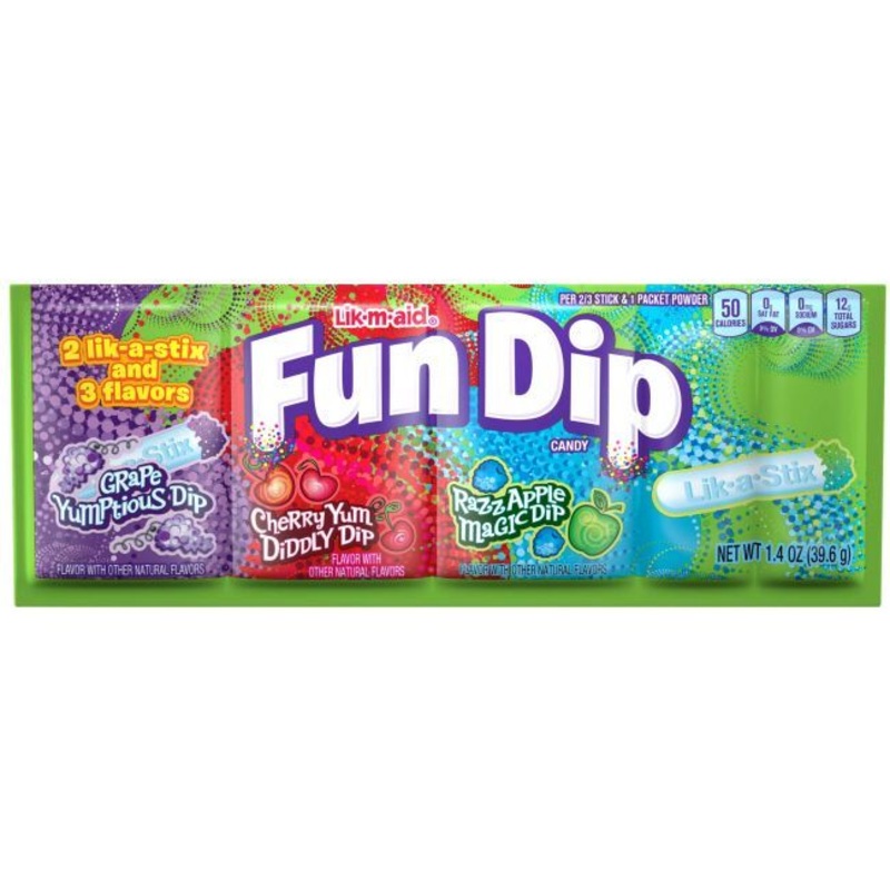 Wonka Lik-M-Aid Fun Dip Large 24ct