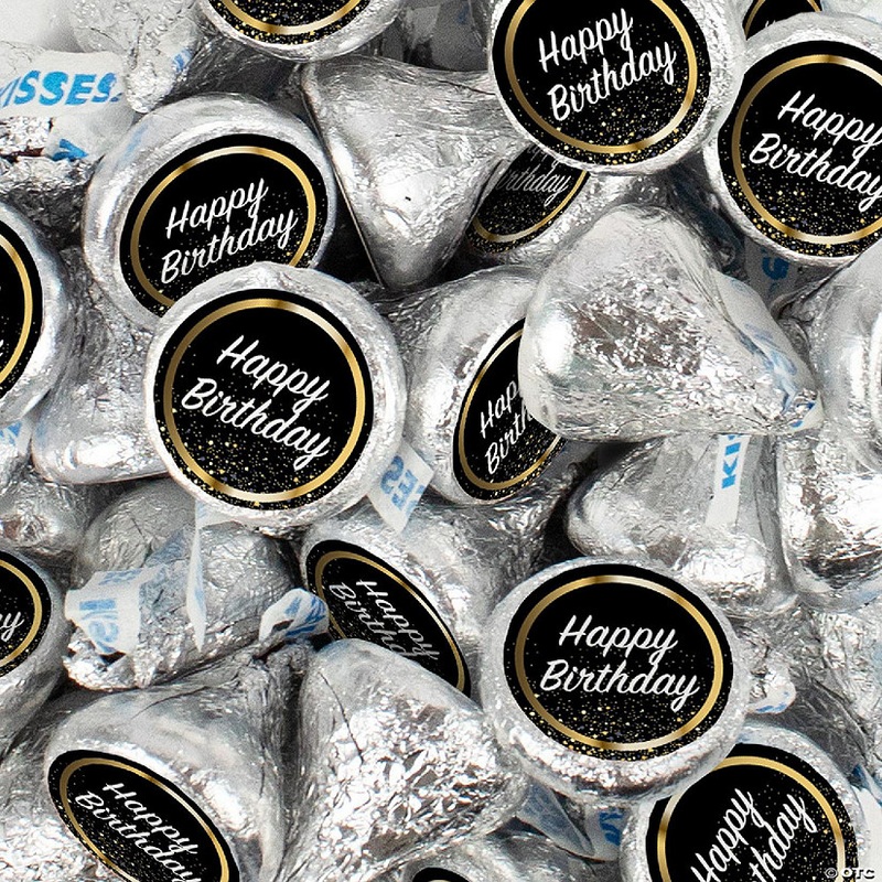 270 Pcs Birthday Candy Party Favors Chocolate Hershey’s Kisses (3lb) – No Assembly Required