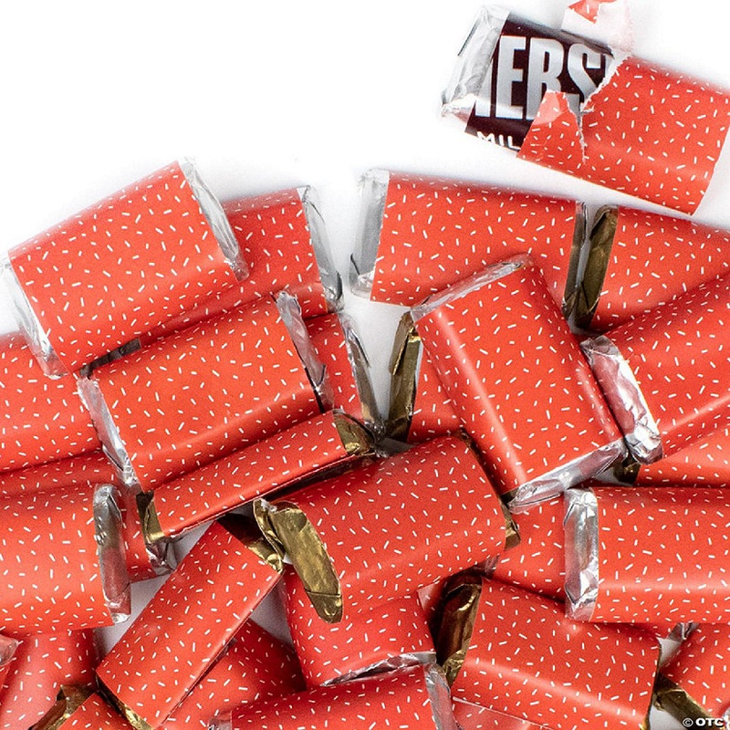 38 Pcs Red Candy Party Favors Hershey’s Miniatures Chocolate