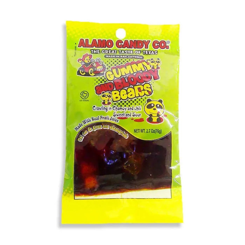 Alamo Candy Chamoy Chili Gummy Bears: 12-Piece Box