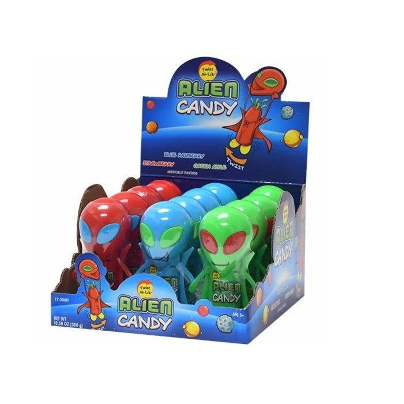 Alien Twist-n-Lik Candy