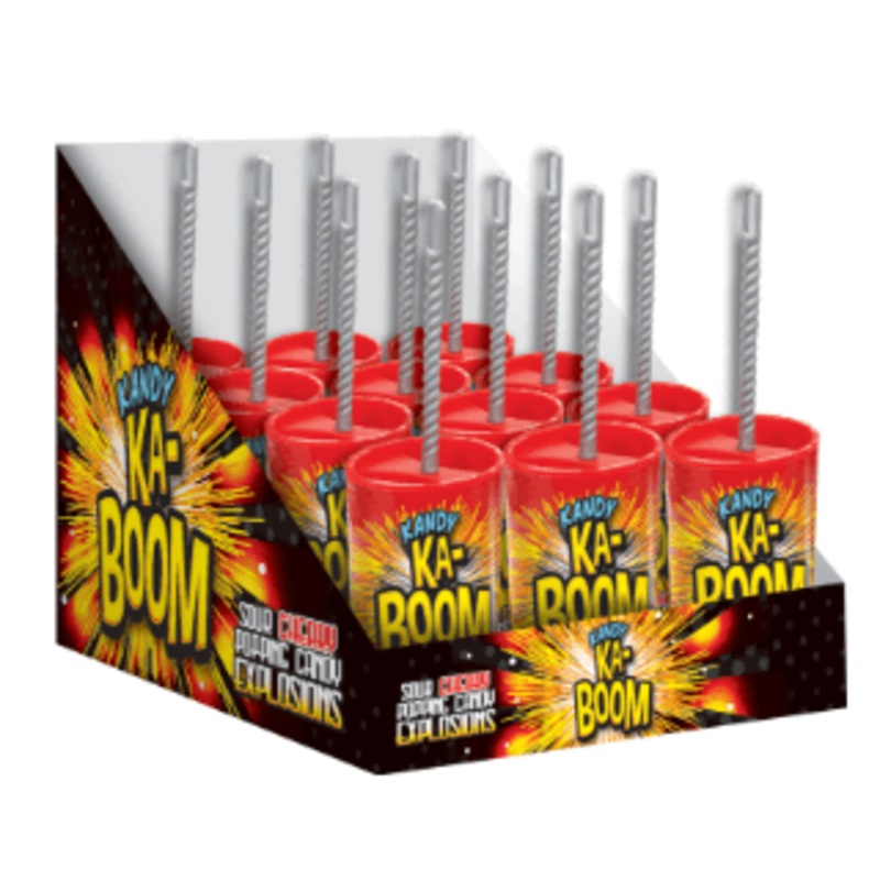 Foreign Candy Company Kandy Kaboom Sour Popping Candy 12ct