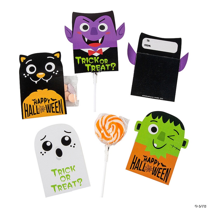 Halloween To/From Lollipop Covers – 24 Pc.