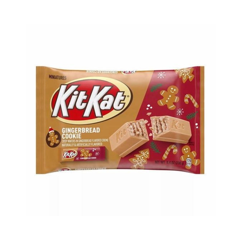 Kit Kat Gingerbread Cookie Miniatures 8.4 oz. Bags  1 Unit