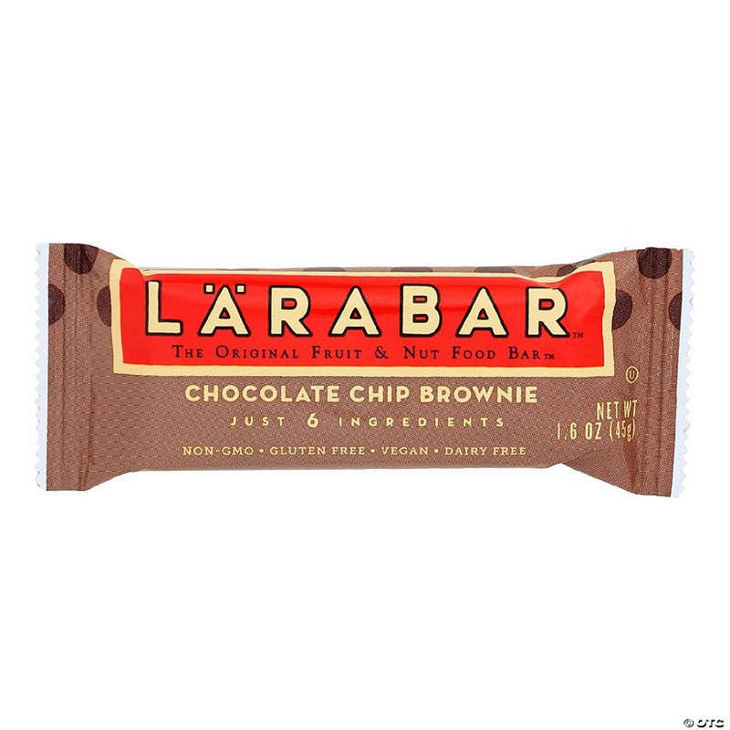LaraBar – Chocolate Chip Brownie – Case of 16 – 1.6 oz