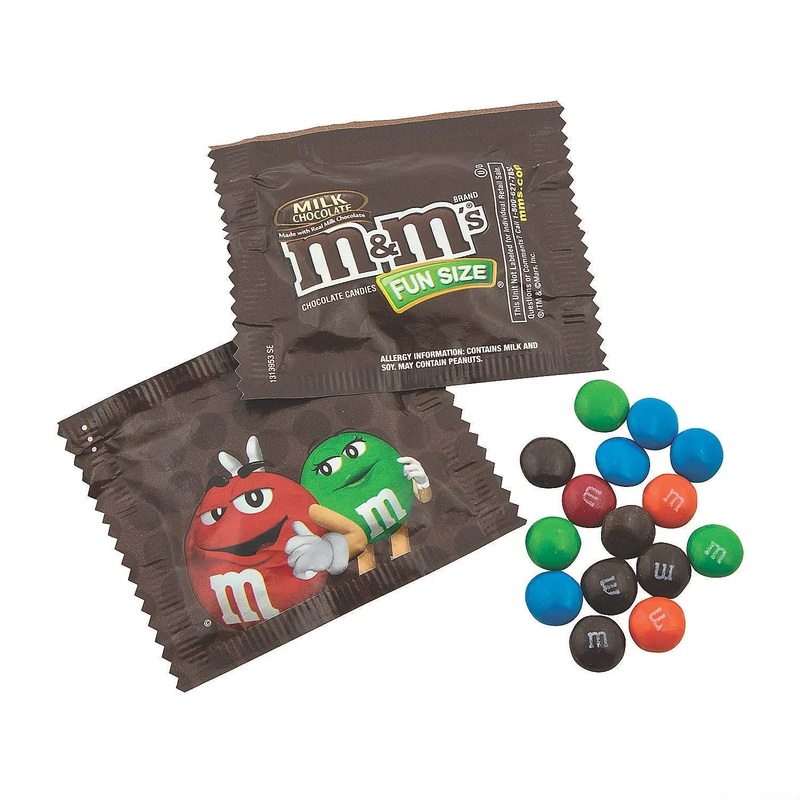 M&M’s Candy Fun Size Packs – Milk Chocolate: 20LB Case