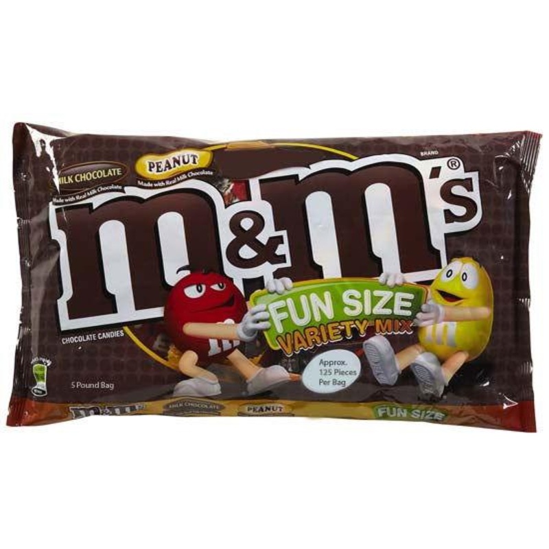 M&M’s  Milk Chocolate Candies Assorted  Fun Size Mix