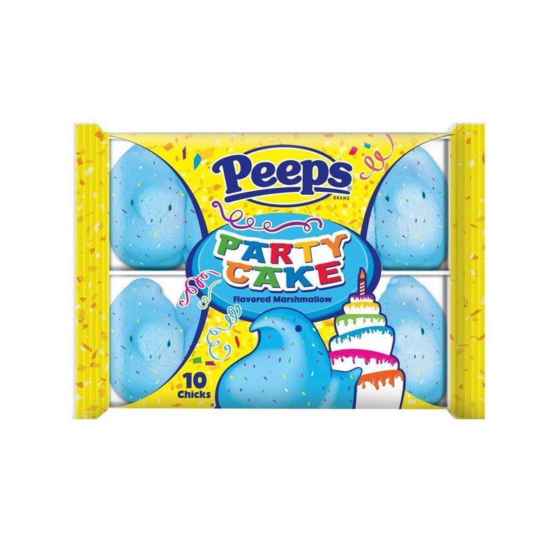 Marshmallow Peeps Party Cakes Chicks 10 Count Trays