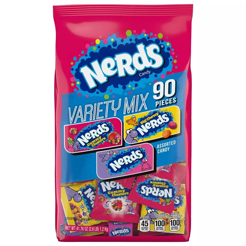 Nerds Variety Mini Mix: 90-Piece Bag