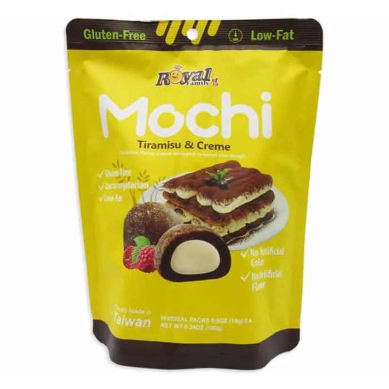 Royal Mochi – Tiramisu & Creme Peg Bag: 12-Piece Case
