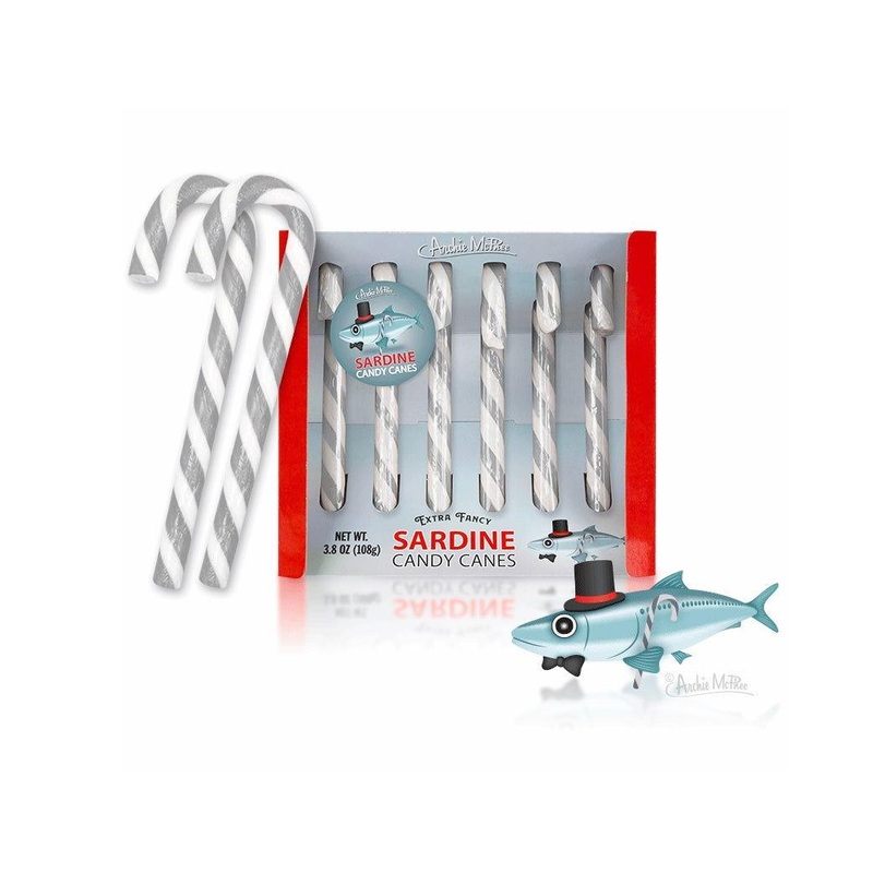 Sardine Candy Cane 6 Count Tray